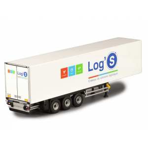 1/43 Volvo FH4 c полуприцепом Logs 2019 White