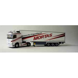 1/43 VOLVO FH4 с полуприцепом-рефрижератором MORTAS 2016