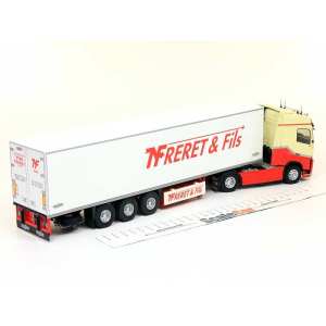 1/43 VOLVO FH4 Globetrotter с полуприцепом-рефрижератором FRERET & Fils 2015