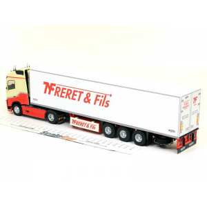 1/43 VOLVO FH4 Globetrotter с полуприцепом-рефрижератором FRERET & Fils 2015