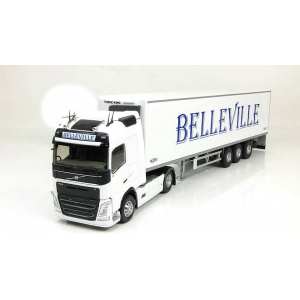 1/43 VOLVO FH4 Globetrotter с полуприцепом-рефрижератором BELLEVILLE 2015