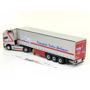 1/43 VOLVO FH4 Globetrotter TAUTLINER c полуприцепом LE COZ 2015