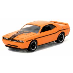 1/64 DODGE Challenger MOPAR Stripe Kit 2014 оранжевый с черными полосками