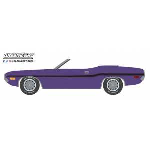 1/64 Dodge Challenger R/T Convertible (Lot 1015.00) 1970 фиолетовый