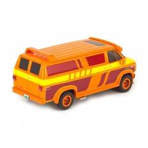1/43 GMC Vandura Custom (фургон) 1983 оранжевый с графикой
