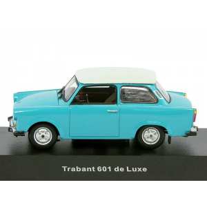 1/43 TRABANT 601 de Luxe 1986 Blue/White