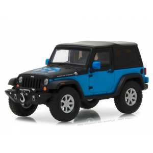 1/43 Jeep Wrangler 4х4 MOPAR Edition The General 3-дв.(Soft Top) 2010 синий с черным