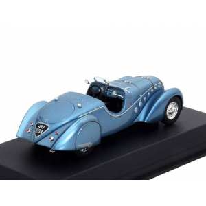 1/43 Peugeot 302 DarlMat Roadster 1937 синий металлик