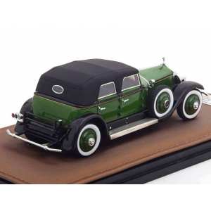 1/43 Rolls Royce Springfield Phantom I Marlene Dietrich Hibbard & Darrin Cabriolet (закрытый) 1930 зеленый