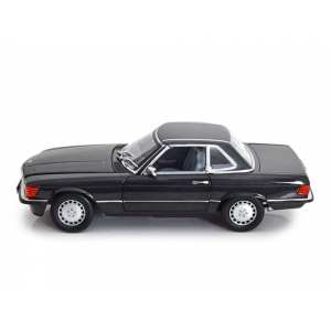 1/18 Mercedes-Benz 300SL R107 1986 черный металлик