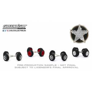 1/64 набор Wheel & Tire Packs Series 3 4 комплекта колес Hollywood Icons