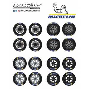 1/64 набор Wheel & Tire Packs Series 3 4 комплекта колес Michelin Tires
