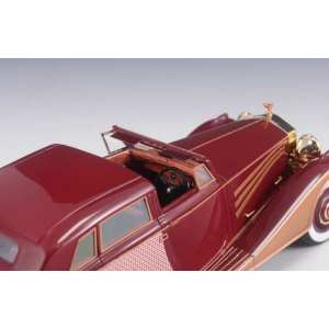 1/43 Rolls Royce Phantom III Sedanca Deville 1937 Maroon бордовый