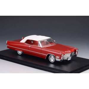 1/43 Cadillac DeVille Convertible (закрытый) 1968 красный