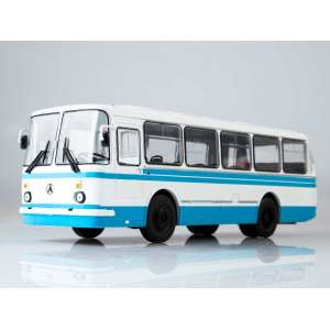 1/43 Наши Автобусы 1, ЛАЗ-695Н белый с голубым