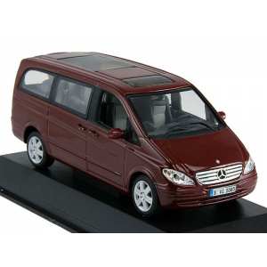 1/43 Mercedes-Benz Viano W639 2003 темно-красный