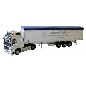 1/43 VOLVO FH4 Globetrotter с полуприцепом TRANSPORTS GAUDIN 2014