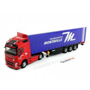 1/43 VOLVO FH4 Globetrotter с полуприцепом TRANSPORTS MONTAVILLE 2014