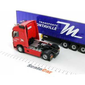 1/43 VOLVO FH4 Globetrotter с полуприцепом TRANSPORTS MONTAVILLE 2014