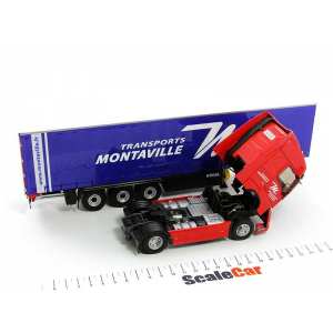 1/43 VOLVO FH4 Globetrotter с полуприцепом TRANSPORTS MONTAVILLE 2014