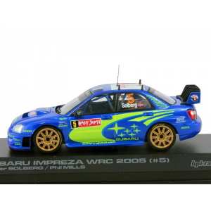 1/43 Subaru Impreza WRC Rally Japan Petter Solberg 5 2005