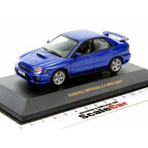 1/43 Subaru Impreza WRX 2001 синий мет.