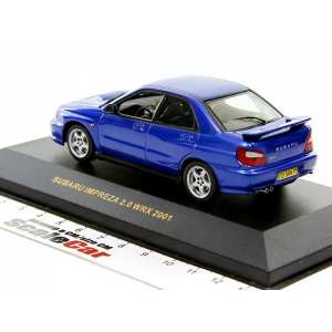 1/43 Subaru Impreza WRX 2001 синий мет.