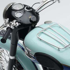 1/6 Triumph Bonneville T120 Blue Tank голубой