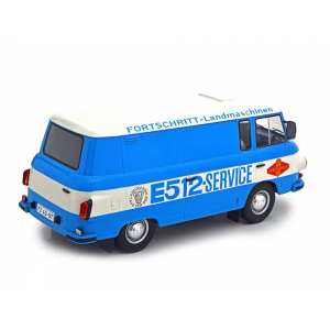 1/18 Barkas B1000 Kastenwagen Fortschritt Service голубой с белым