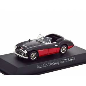 1/43 Austin-Healey 3000 MK3 1964 черный с красным
