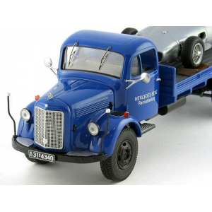 1/43 Mercedes-Benz L3500 с платформой и гоночным W196