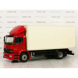 1/43 Mercedes-Benz Atego 1828 изотермический фургон красный/белый