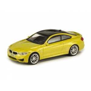 1/64 Набор из 4х BMW M: BMW 1M (E82) белый, BMW M4 (F82) лимонный, BMW M5 (F10) синий, BMW M6 (F13) оранжевый