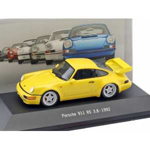 1/43 Porsche 911 RS 3.8 (964) 1992 желтый