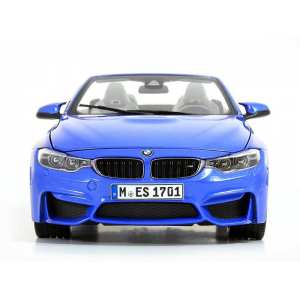 1/18 BMW M4 Convertible F82 2015 светло-синий мет