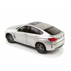 1/18 BMW X6 M (F86) 2016 серебристый