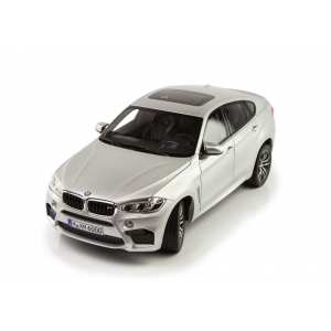 1/18 BMW X6 M (F86) 2016 серебристый