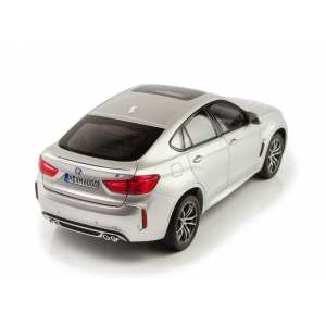 1/18 BMW X6 M (F86) 2016 серебристый