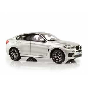 1/18 BMW X6 M (F86) 2016 серебристый