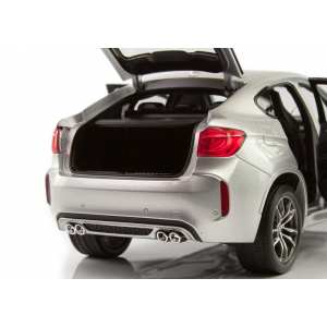 1/18 BMW X6 M (F86) 2016 серебристый