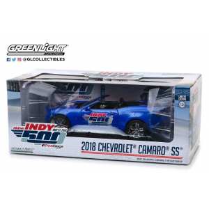 1/24 Chevrolet Camaro SS Convertible 102 Running Indy 500 Presented 2017 синий