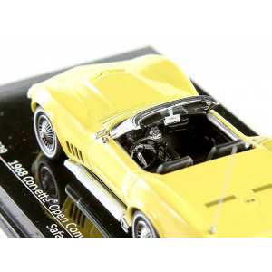 1/43 Chevrolet Corvette Stingray 427 convertible 1968 safari yellow желтый