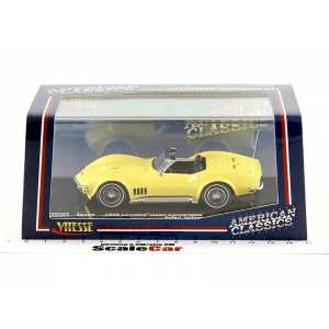 1/43 Chevrolet Corvette Stingray 427 convertible 1968 safari yellow желтый