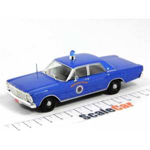 1/43 Ford Galaxie 500 Полиция Вествуда шт. Массачусетс (с журналом)