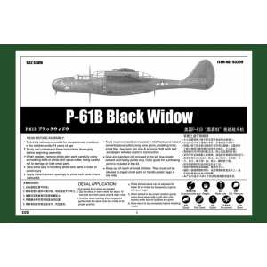 1/32 Самолет P-61B Black Widow