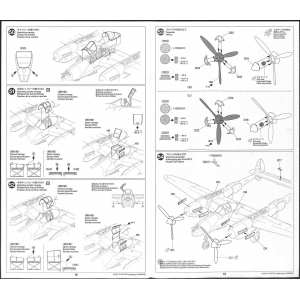 1/48 LOCKHEED P-38 F/G с фигурой пилота