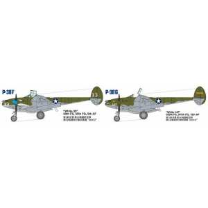 1/48 LOCKHEED P-38 F/G с фигурой пилота