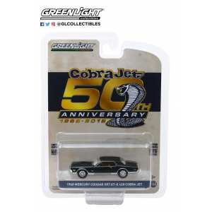 1/64 Mercury Cougar XR-7 GT-E 428 Cobra Jet 50th Anniversary 1968 черный