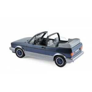 1/18 Volkswagen Golf I Cabriolet Bel Air 1992 синий металлик