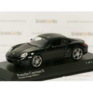 1/43 Porsche CAYMAN S 2007 PORSCHE DESIGN EDITION MATT BLACK